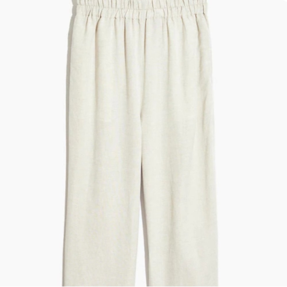 Madewell Huston Linen Crop Pants